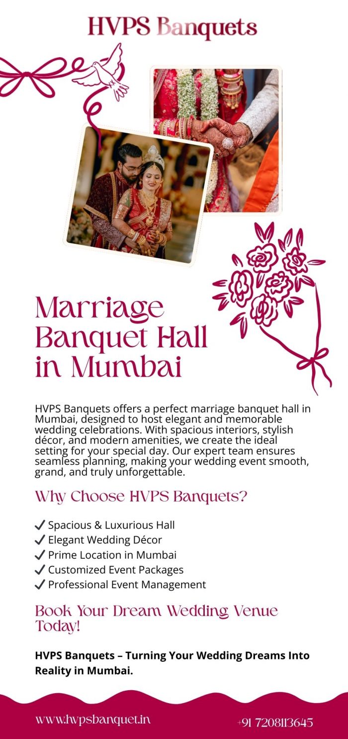 Marriage Banquet Hall in Mumbai – HVPS Banquets
