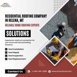 Residential Roofing Company in Helena, MT | Reliable Home Roofing Experts