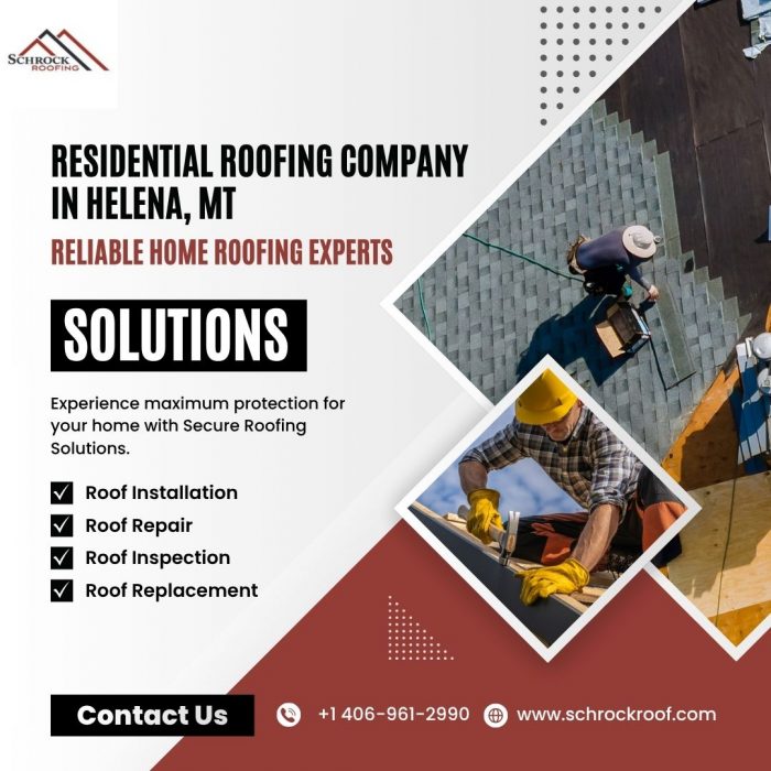 Residential Roofing Company in Helena, MT | Reliable Home Roofing Experts