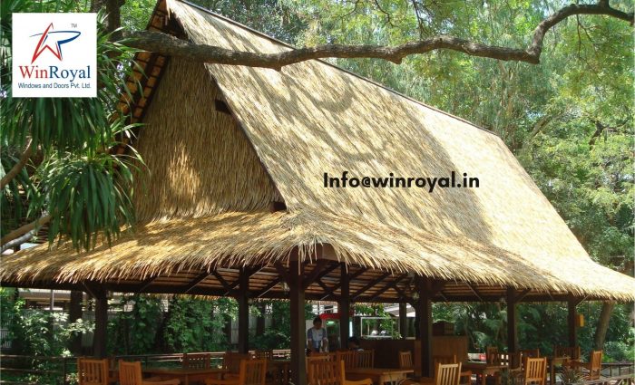 Durable Synthetic Thatch Roof for Resorts, Homes & Outdoor Spaces