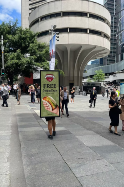 Street-Level Impact With Creative Walking Billboards Sydney