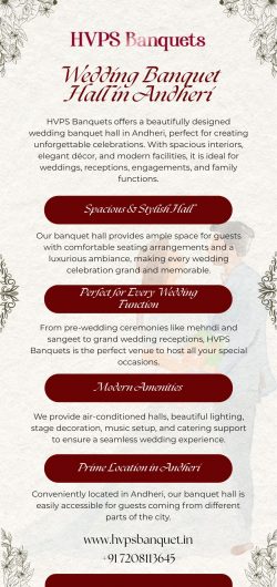 Wedding Banquet Hall in Andheri – HVPS Banquets