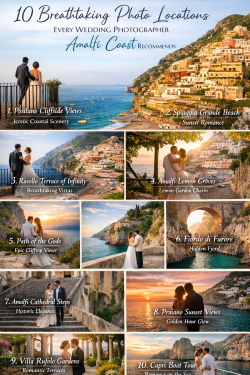10 Breathtaking Amalfi Coast Wedding Photo Locations Guide