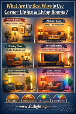 What Are the Best Ways to Use Corner Lights in Living Rooms?
