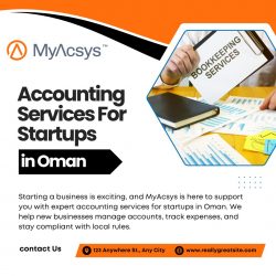 Accounting Services for Startups in Oman | MyAcsys