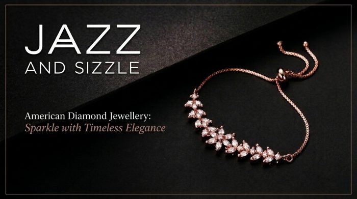 Stylish AD Jewellery Set | American Diamond | Jazzandsizzle