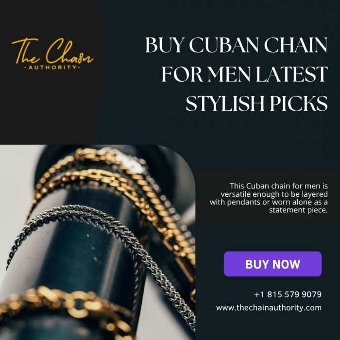Buy Cuban Chain for Men Latest Stylish Picks