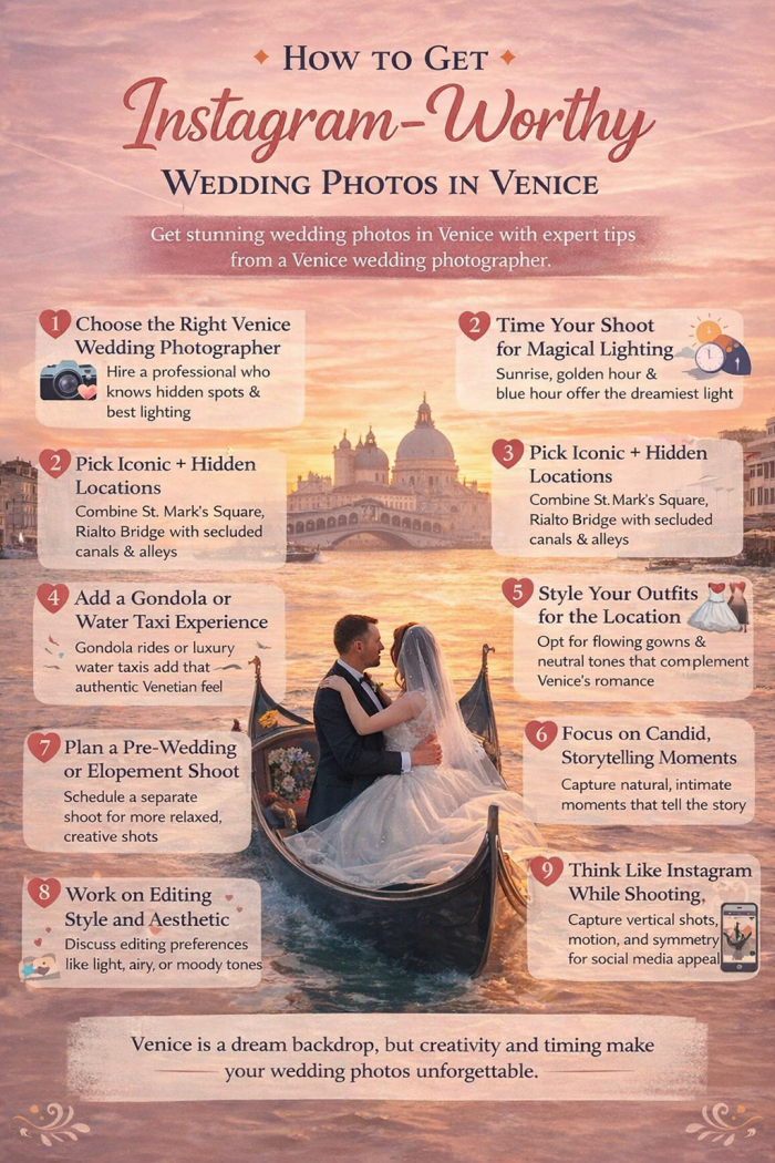 Venice Wedding Photographer | Romantic Italy Wedding Photos