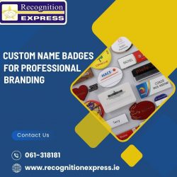 Custom Name Badges for Professional Branding