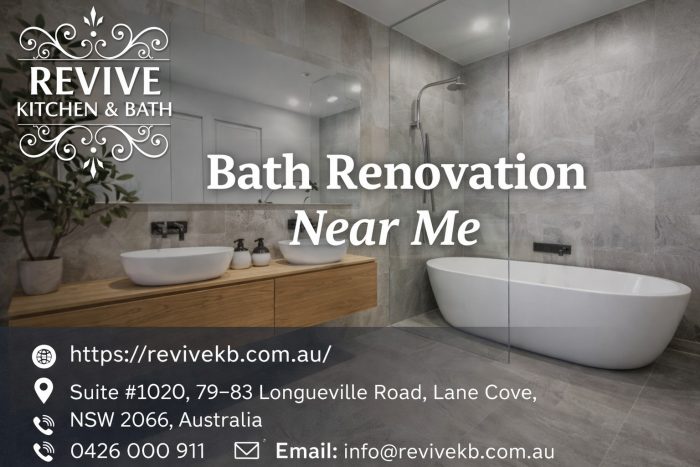 Bath Renovation Near Me | Revive Kitchen & Bathroom Sydney Experts