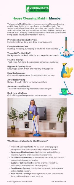 House Cleaning Maid in Mumbai – Vighnaharta Maid