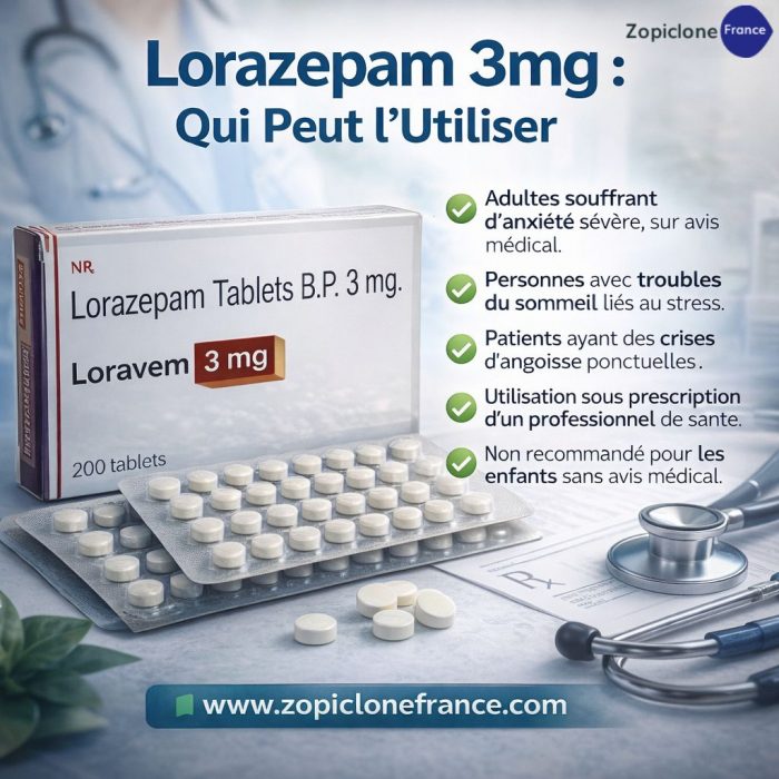 Lorazepam 3mg : Qui Peut l’Utiliser