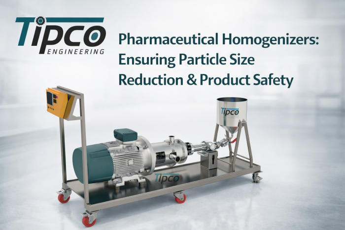 Pharmaceutical Homogenizer for Efficient Processing – Tipco Engineering