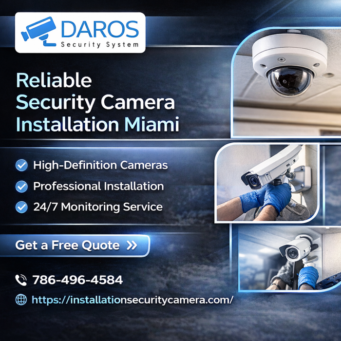 Reliable Security Camera Installation Miami