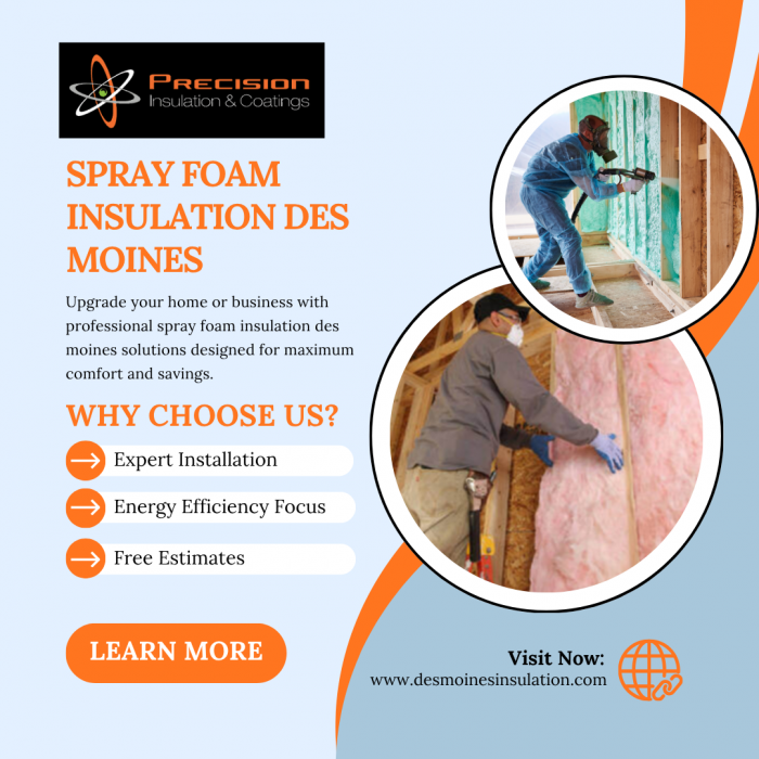 Reliable Spray Foam Insulation Des Moines for Year-Round Comfort