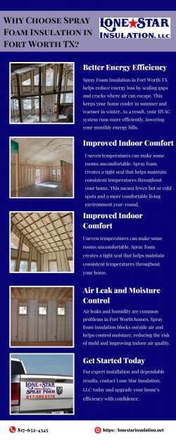 Why Choose Spray Foam Insulation in Fort Worth TX?