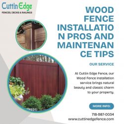 Wood Fence Installation Pros and Maintenance Tips