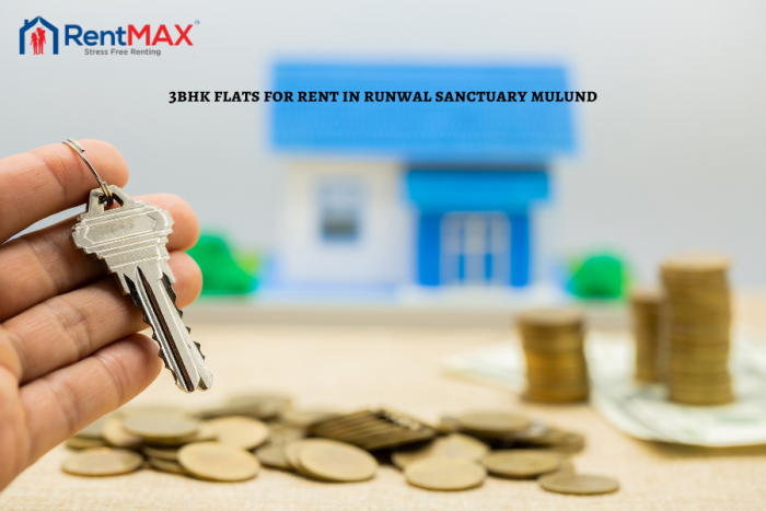 Secure and Bright 3BHK Flats for Rent in Runwal Sanctuary Mulund