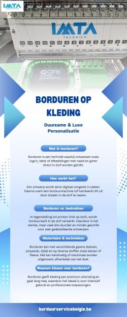 Borduren op Kleding – Duurzame & Luxe Personalisatie