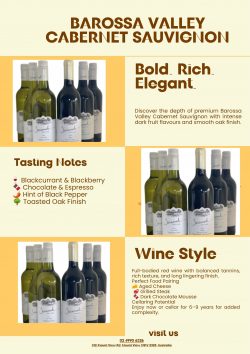 Premium Barossa Valley Cabernet Sauvignon | Rich Australian Red Wine