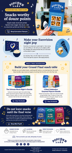 Popcorn Snacks for Kids with Sweet & Crunchy Flavours