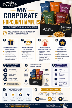 Top Corporate Gifting Idea: Gourmet Popcorn Hampers