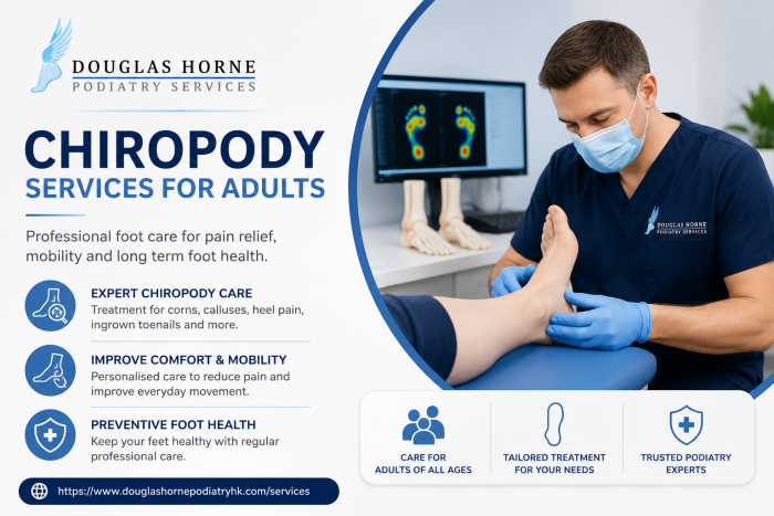 Chiropody Services for Adults – Professional Foot Care Treatments