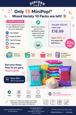 Popcorn Shed MiniPop® Variety Pack UK