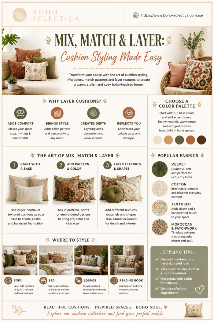 Mix, Match & Layer: Cushion Styling Made Easy