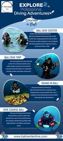Explore Professional Diving Adventures and Courses in Bali