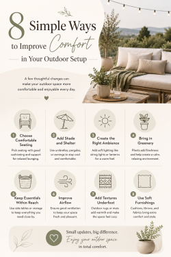 8 Simple Ways to Improve Comfort in Your Outdoor Setup