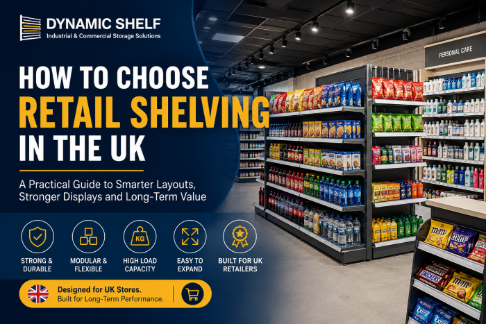 How to Choose Retail Shelving in the UK | Retail Shelving Guide – Dynamic Shelf