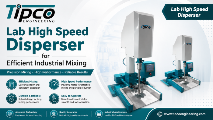 Lab High Speed Disperser Machine | Tipco Engineering