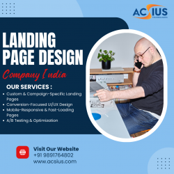 Landing Page Design Services Company – High Conversion Pages India