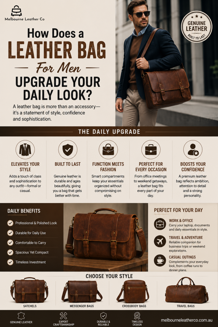 Why Every Modern Man Needs a Stylish Leather Bag