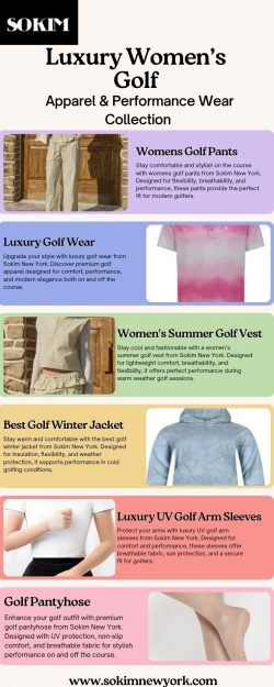 Luxury Women’s Golf Apparel & Performance Wear Collection