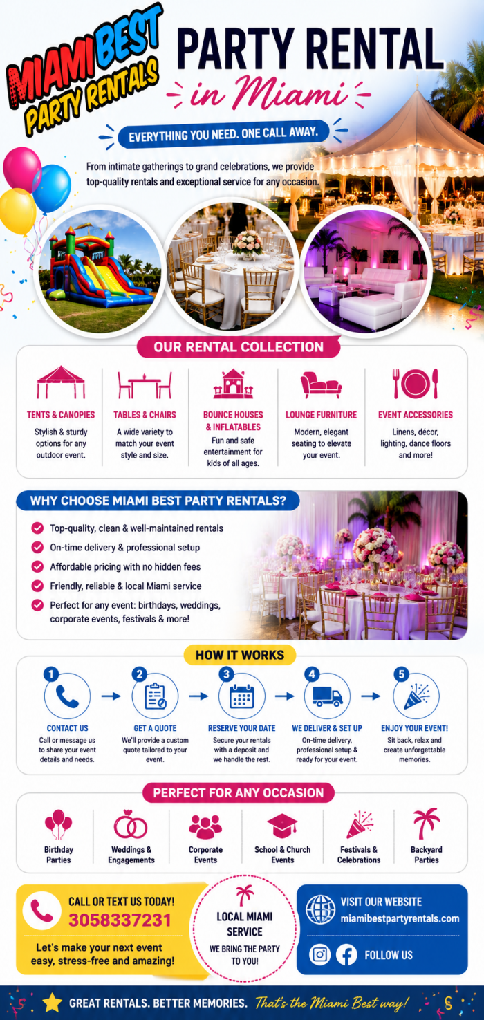 Party Rental in Miami