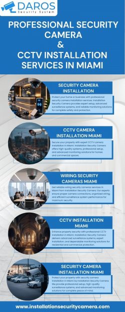Professional Securiy Camera & CCTV Installation Services In Miami