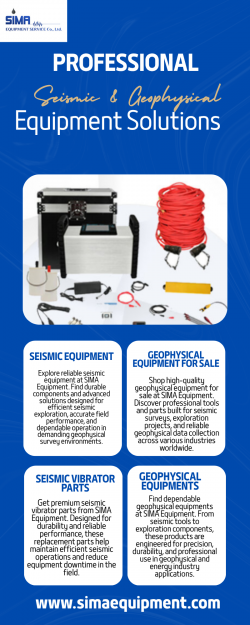 Professional Seismic & Geophysical Equipment Solutions