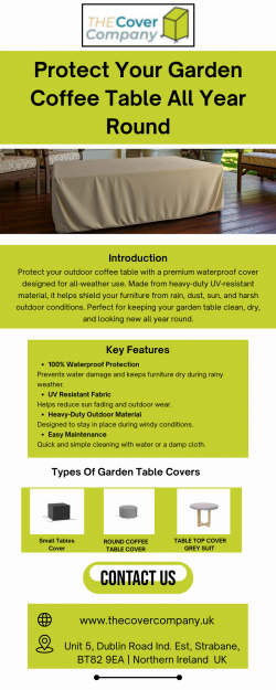 Garden Coffee Table Cover | The Cover Company UK