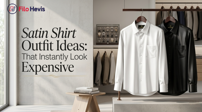Satin Shirt Outfit Ideas That Instantly Look Expensive