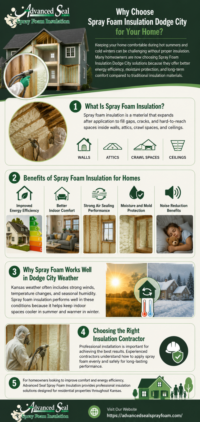 Why Choose Spray Foam Insulation Dodge City for Your Home?