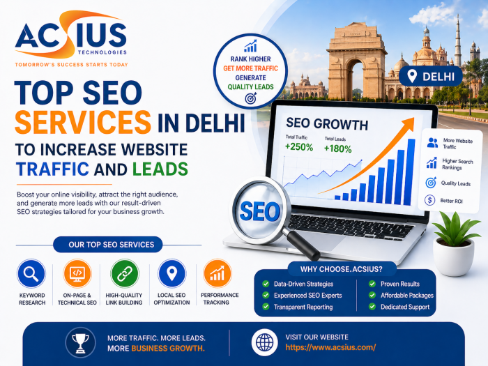 Best SEO Company in Delhi – Drive Traffic & Rankings