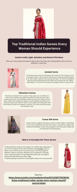 Top Traditional Indian Sarees Every Woman Should Experience