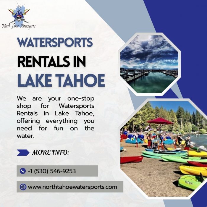 Watersports Rentals in Lake Tahoe