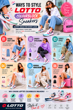 Ways to style lotto colourblock sneakers outfit ideas for every look
