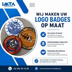 Wij maken uw logo badges volledig op maat