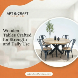 Wooden Tables Crafted for Strength and Daily Use