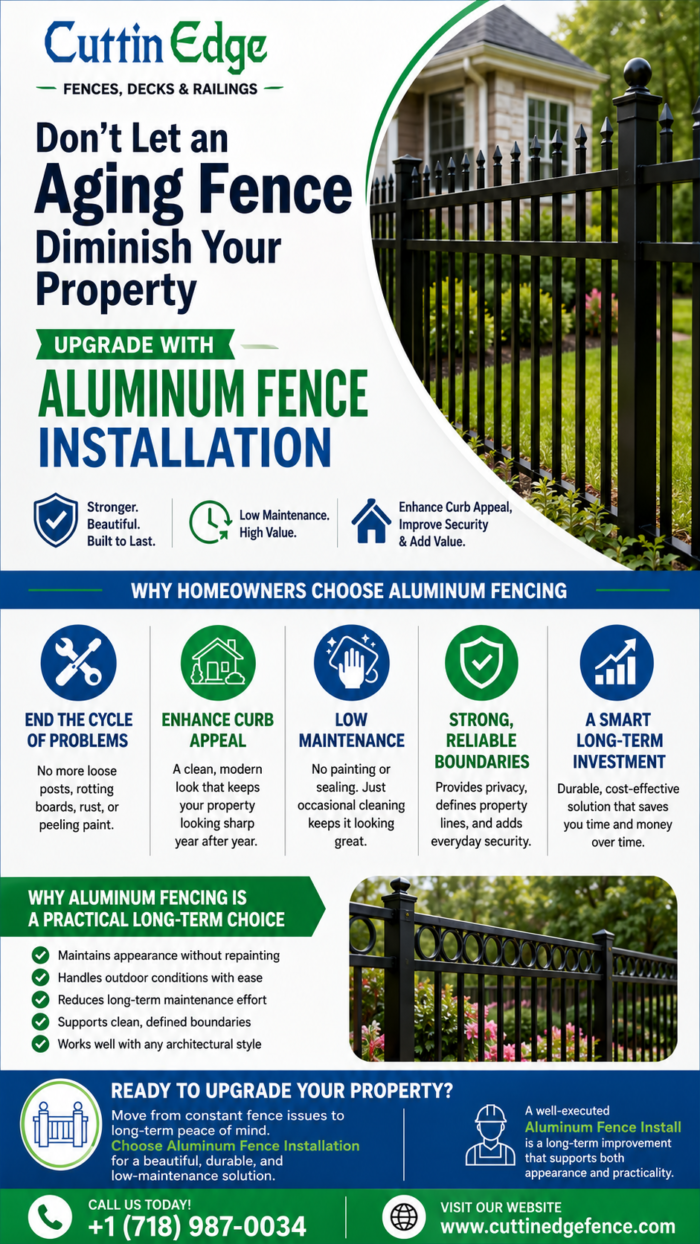 Aluminum Fence Installation