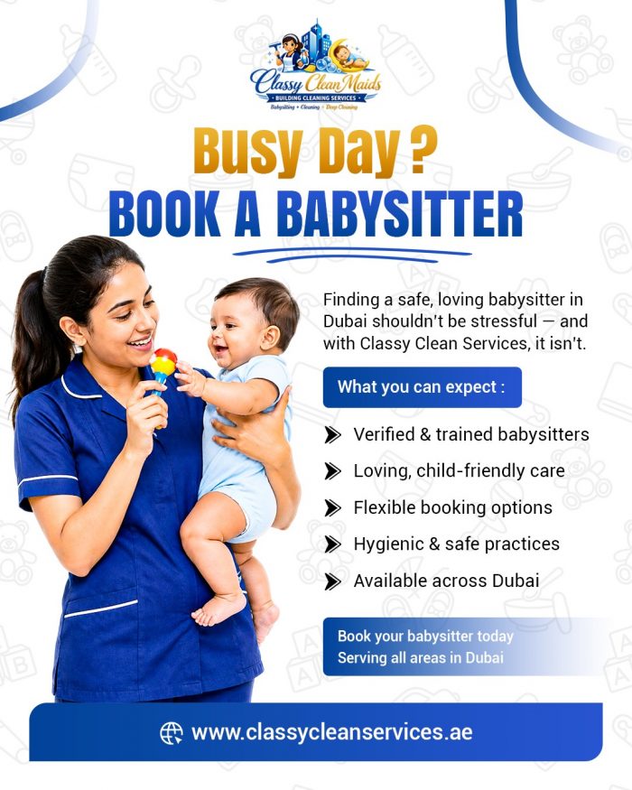 Best babysitter in Dubai Marina for Caring Family Support